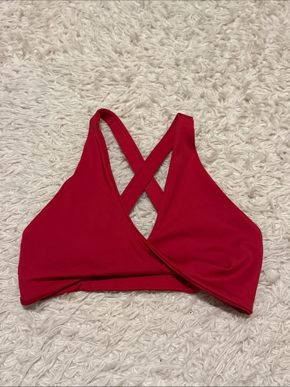 CSB Crisscross Red Sports Bralette